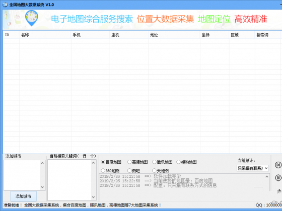 
全国地图大数据系统